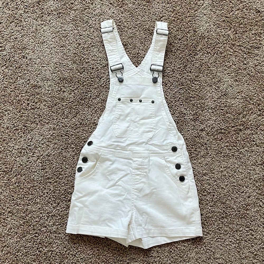 Petite off-white overalls! ASOS Size 32 (small)